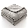 100 Pure Cotton Waffle Weave Throw Blanket Breathable AllSeason Plaid Bedspread  Sofa Cover For Twi 6