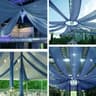 Wedding Ceiling Drapes  Arch Drapery Ethereal Sheer Chiffon Curtain For Wedding Reception Party  Be 9