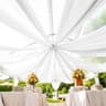 Wedding Ceiling Drapes  Arch Drapery Ethereal Sheer Chiffon Curtain For Wedding Reception Party  Be 7