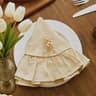 Set Of 4 Ruffle Placemats  Washable Cloth Napkins Farmhouse Table Mats For Dining Weddings  Home De 10