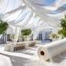 Organza Tulle Sheer Voile Fabric By The Meter 63Inch Wide Sheer Draping Material For Weddings  DIY  12