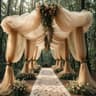 Organza Tulle Sheer Voile Fabric By The Meter 63Inch Wide Sheer Draping Material For Weddings  DIY  11