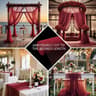 Organza Tulle Sheer Voile Fabric By The Meter 63Inch Wide Sheer Draping Material For Weddings  DIY  13
