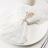 Beige Cheesecloth Gauze Napkins  Set Of 6 Washable 197x197 Inch Dinner Table Napkins For Weddings   7