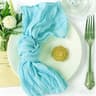Beige Cheesecloth Gauze Napkins  Set Of 6 Washable 197x197 Inch Dinner Table Napkins For Weddings   17