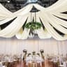 Satin Backdrop Curtain  Ceiling Drape Silky Party Decor For Weddings  Birthdays 22