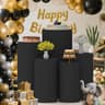 Spandex Cylinder Pedestal Stand Covers Elastic Round Plinth Pillar Covers For Weddings  Parties 11