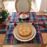 Christmas Buffalo Check Cotton Placemats Set Of 4 Reusable Xmas Dinner Mats For Kitchen 12