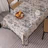 Blue Bohemian Floral Tassel Tablecloth DustProof Rectangle Fabric Cover For Kitchen  Holiday Party 17