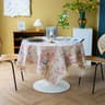 Blue Bohemian Floral Tassel Tablecloth DustProof Rectangle Fabric Cover For Kitchen  Holiday Party 14