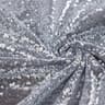 Sparkly Sequin Fabric On Mesh Continuous Material By The Meter For Sewing Clothing Tablecloths  Eve 6