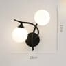 Modern Nordic Iron Wall Lamp With Glass Ball Shade Decorative Indoor Sconce For Bedroom Bedside Stu 7