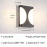 Modern Outdoor IP65 Waterproof LED Wall Lamp Exterior Sconce Fixture For Garden Balcony Entryway  A 7