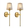 Modern Crystal Wall Light Nordic Glass LED Sconce For Bedroom Living Room  Dining Room 10