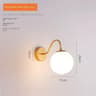 Modern LED Glass Ball Wall Lamp Gold Sconce For Bedroom Living Room  Corridor 7