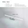 Modern 3Color LED Bathroom Mirror Wall Light Aluminum Linear Vanity Sconce Hardware 7