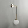 Nordic Modern Vintage Glass Ball LED Wall Lamp 15cm Globe Bedside Sconce For Bedroom  Living Room 12
