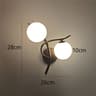 Nordic Modern Iron LED Wall Lamp Glass Ball Indoor Wall Sconce With G9 Base For Bedroom Learning  C 9