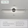 Modern Black LED Long Strip Bathroom Vanity Light 40cm 60cm  80cm Linear Mirror Wall Sconce 7