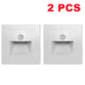 Recessed PIR Motion Sensor LED Stair Light Infrared Human Induction Step Lamp For Staircase Ladder  10