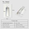 Embedded PIR Motion Sensor LED Step Light For Staircase  Corridor 6