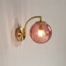 Modern Nordic Colored Glass LED Wall Lamp Bedroom Bedside Sconce 8