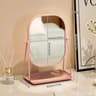 Light Luxury Rotating Desktop Makeup Mirror With Integrated Cosmetic Storage Tray 8