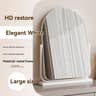 Large Arched Desktop Makeup Mirror With 360 Rotating Stand For Bedroom  Vanity 13