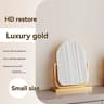 Large Arched Desktop Makeup Mirror With 360 Rotating Stand For Bedroom  Vanity 6