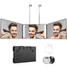 Travel 360 Trifold Vanity Mirror With Telescoping Hooks 9