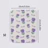 Desktop Foldable PU Leather Makeup Mirror With Tulip Pattern 13