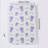 Desktop Foldable PU Leather Makeup Mirror With Tulip Pattern 14