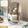 HighEnd Luxury Oval Rotating Metal Tabletop  Wall Vanity Mirror 8