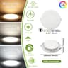 10Pack Modern UltraSlim Recessed LED Ceiling Downlights ThreeColor Dimming  High CRI 11