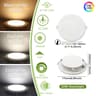 10Pack Modern UltraSlim Recessed LED Ceiling Downlights ThreeColor Dimming  High CRI 10