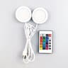 Dual LED USB Mini Spotlights With RGB Remote Control For Jewelry Cabinets  Showcases 7