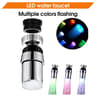 360 Rotatable TemperatureSensitive LED Faucet Light  Aerator Nozzle 6