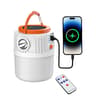 Solar Powered LED Camping Lantern With USB Power Bank Mobile Phone Charger 7