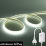 220V HighDensity COB LED Light Strip Kit With Inline Dimmer Switch  EU Plug 6