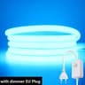 220V HighDensity COB LED Light Strip Kit With Inline Dimmer Switch  EU Plug 12