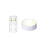 Smart Remote Control Dimmable LED Cabinet Light Battery Powered Wireless Puck Night Lamp 6