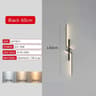 Modern Long Strip LED Wall Lamp Remote Control Dimmable Bedroom  TV Background Sconce 6