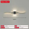 Modern Long Strip LED Wall Lamp Remote Control Dimmable Bedroom  TV Background Sconce 8