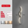 Modern Long Strip LED Wall Lamp Remote Control Dimmable Bedroom  TV Background Sconce 17