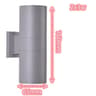 Waterproof Outdoor  Indoor DualHead LED Wall Sconce 6W 12W 18W Modern COB Porch  Facade Light 10