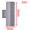 Waterproof Outdoor  Indoor DualHead LED Wall Sconce 6W 12W 18W Modern COB Porch  Facade Light 11