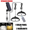 Solar Outdoor Hanging Pendant Lamp IP65 Waterproof Shed  Barn Chandelier With Remote Control 7
