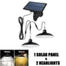 Solar Outdoor Hanging Pendant Lamp IP65 Waterproof Shed  Barn Chandelier With Remote Control 9