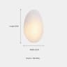 Nordic Creative Pebble Designer Wall Lamp Modern Geometric Accent Sconce 8