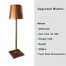 Portable 5000mAh Rechargeable 3Color Stepless Dimming LED Desk Lamp Cordless Table Light For Patio  9